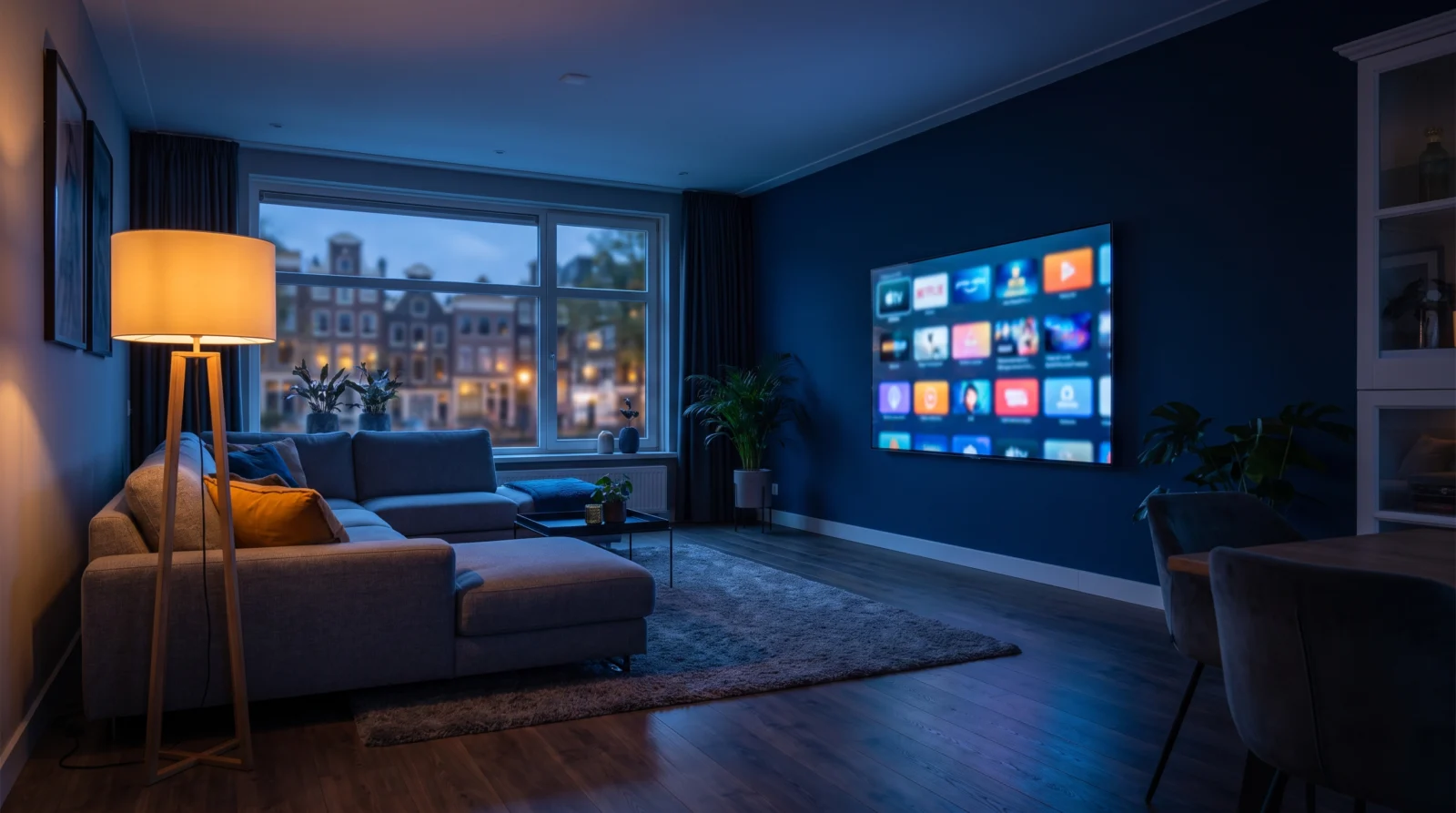 IPTV kopen en kijken op een Smart TV in een Nederlandse woonkamer